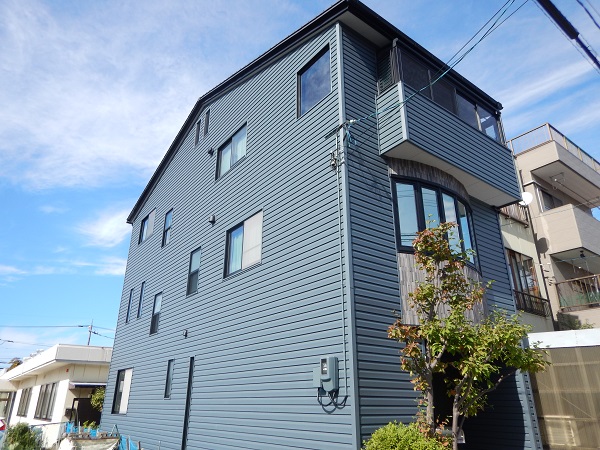 外壁施工例 石川県金沢市 3階建てに樹脂サイディングを張りました かべいちくんが教える 石川県 外壁リフォーム専門店 ダイエイ ワークス株式会社 外壁施工例 石川県金沢市 3階建てに樹脂サイディングを張りました かべいちくんが教える 石川県 外壁リフォーム専門店 ダイエイ ワークス株式会社